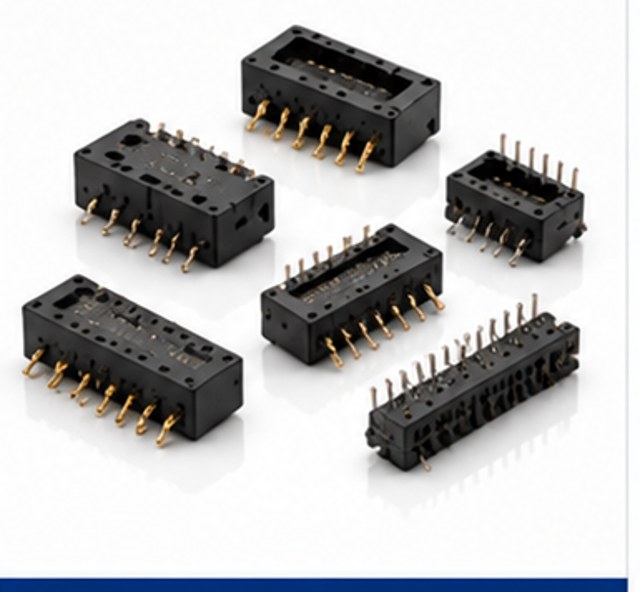 Board-to-board connectors and pin headers inspected for bent pins