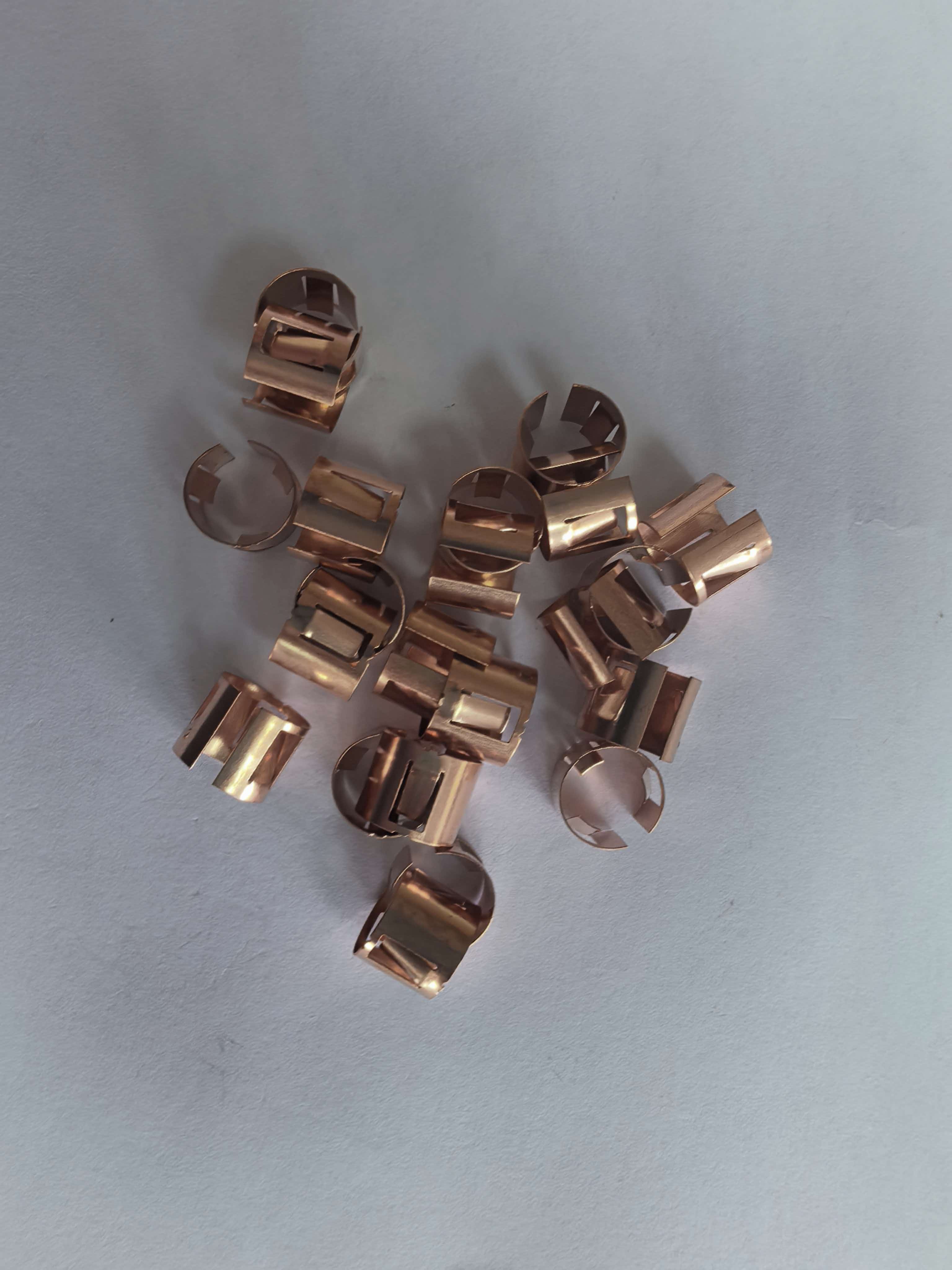 Copper stamped contact parts
