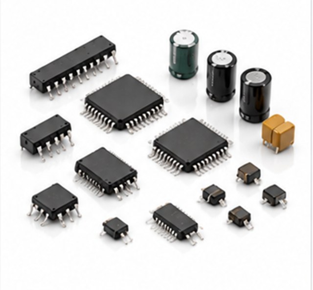 SMD chips, inductors and integrated circuits inspected for silk screen and pins